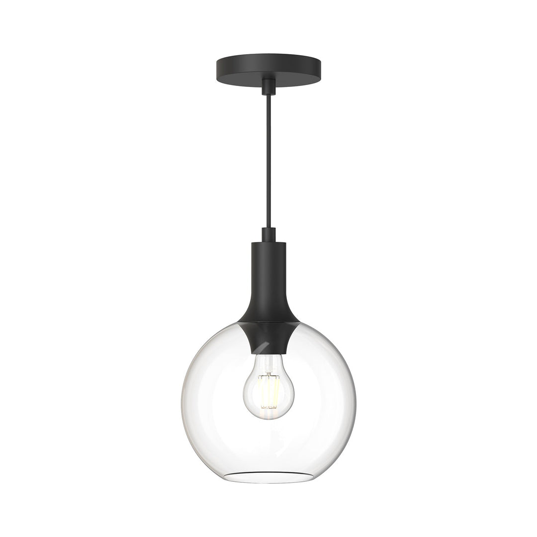 Alora Canada - PD506108MBCL - One Light Pendant - Castilla - Clear Glass/Matte Black