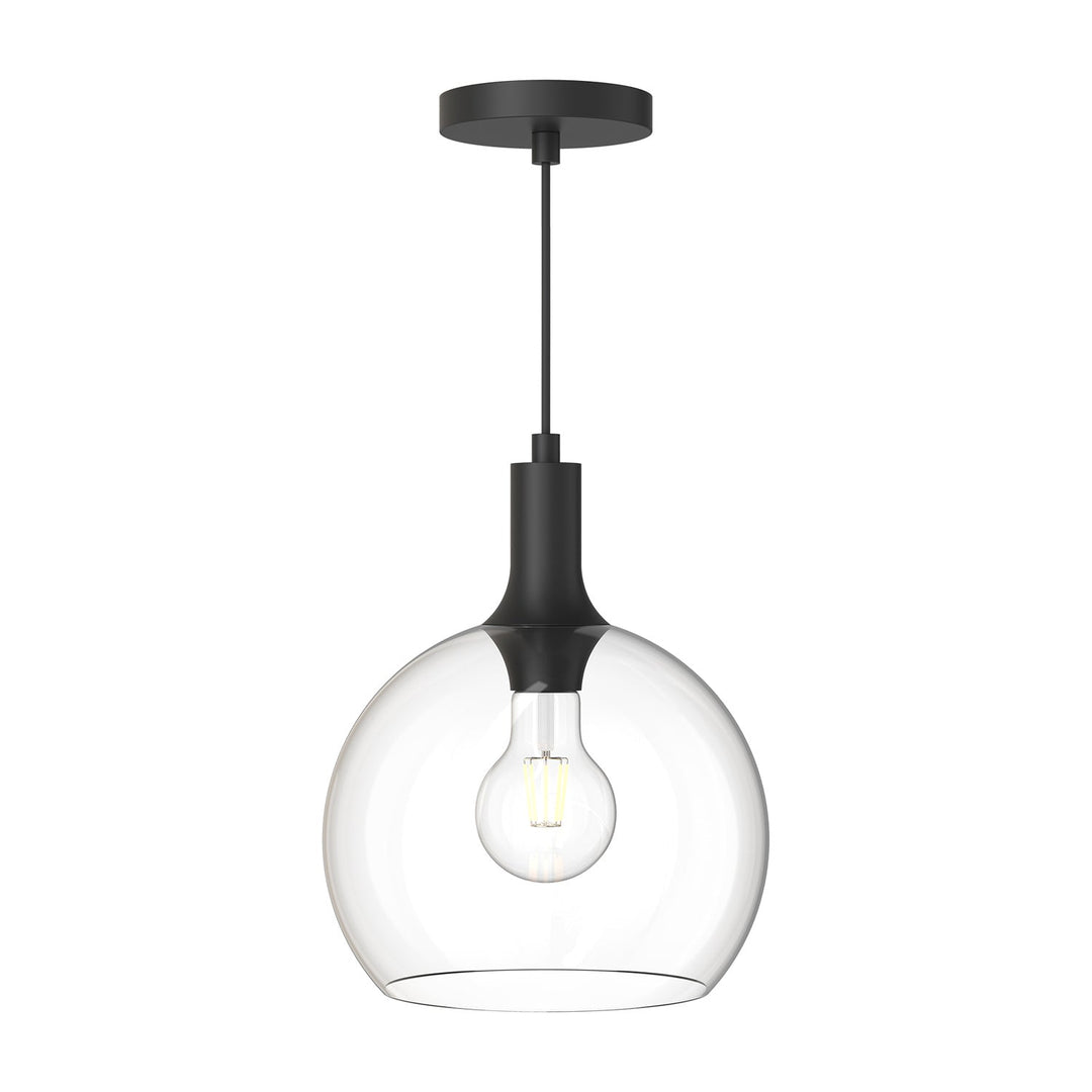 Alora Canada - PD506210MBCL - One Light Pendant - Castilla - Clear Glass/Matte Black