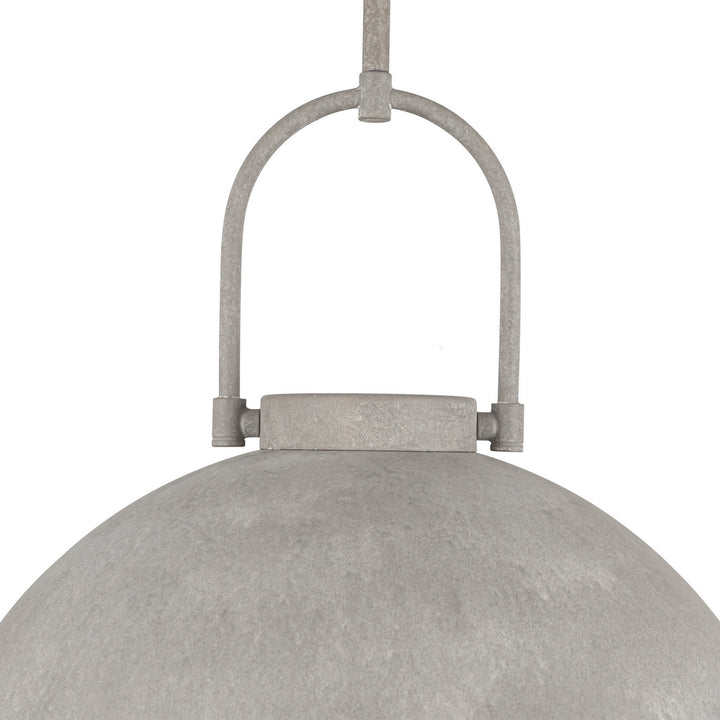 Alora Canada - PD507216SLOP - One Light Pendant - Harper - Steel Shade/Opal Matte Glass