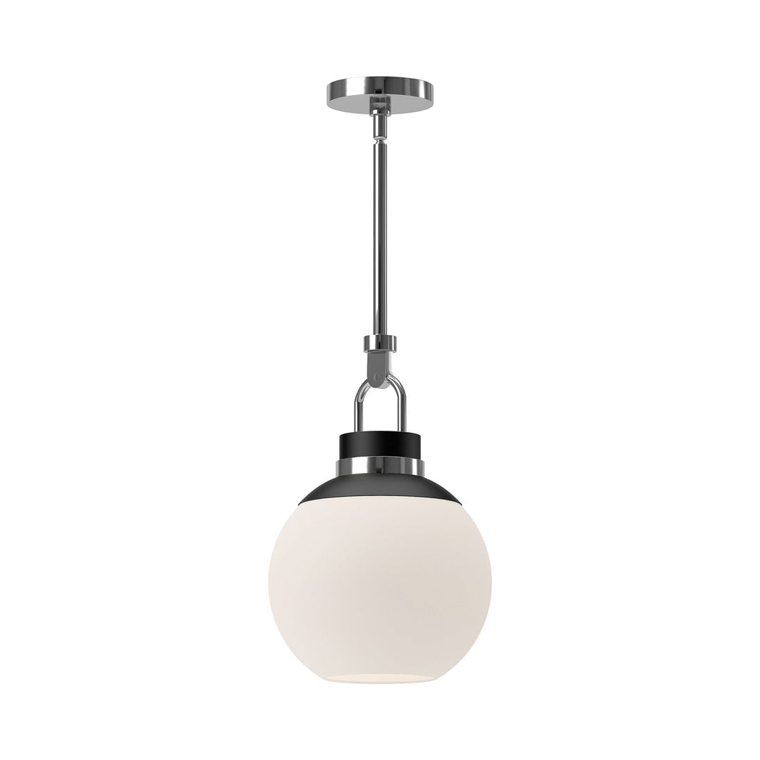 Alora Canada - PD520512CHOP - One Light Pendant - Copperfield - Chrome/Opal Matte Glass