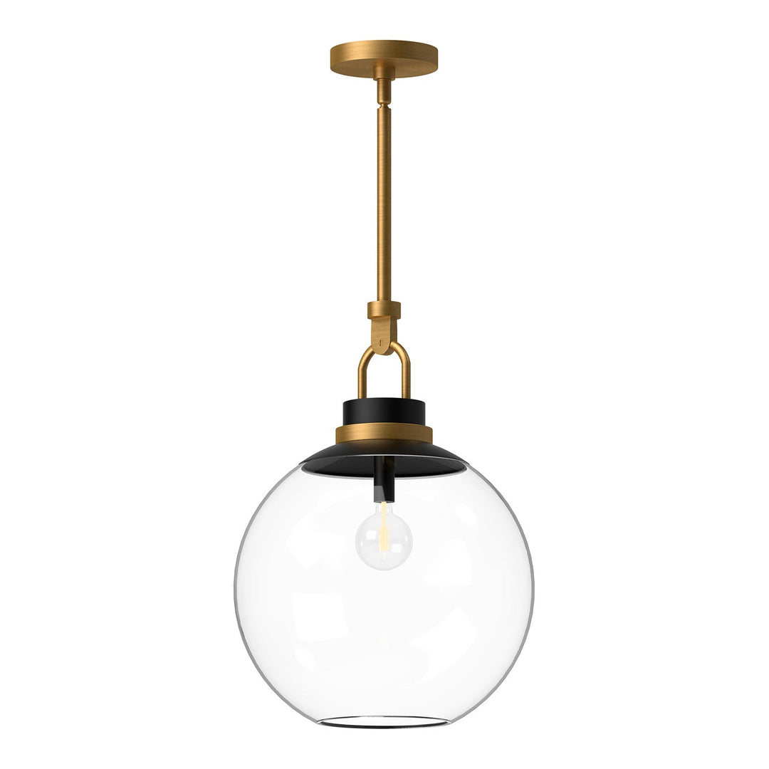 Alora Canada - PD520516AGCL - One Light Pendant - Copperfield - Aged Gold/Clear Glass