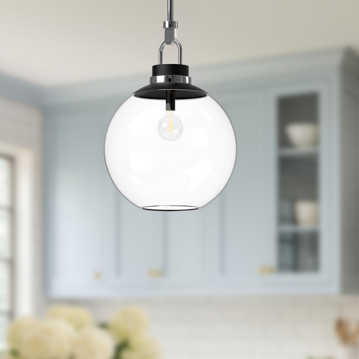 Alora Canada - PD520516CHCL - One Light Pendant - Copperfield - Chrome/Clear Glass