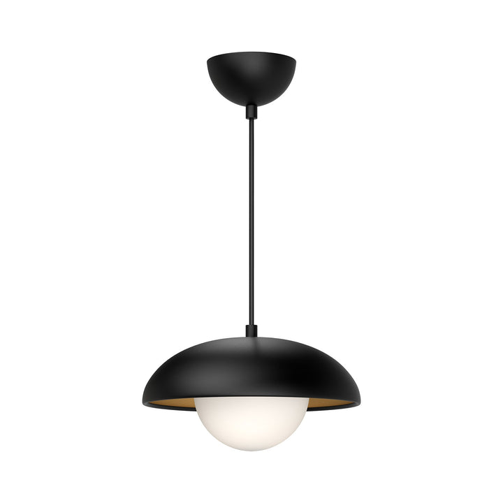 Alora Canada - PD522011MBOP - One Light Pendant - Rubio - Matte Black/Opal Matte Glass