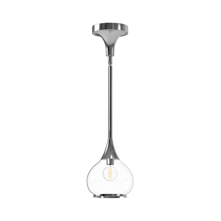 Alora Canada - PD524006CHCL - One Light Pendant - Hazel - Chrome/Clear Glass