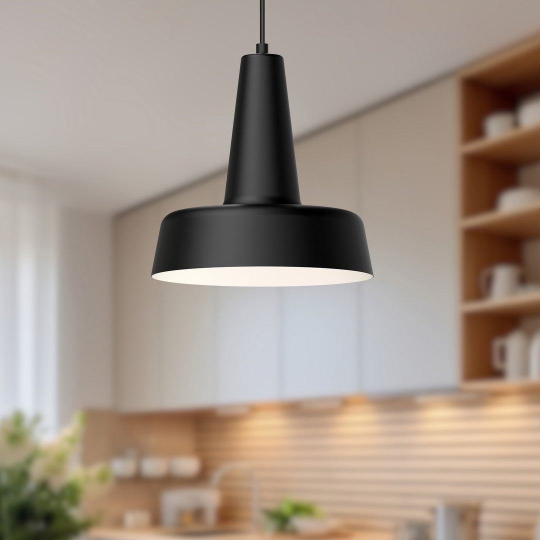 Alora Canada - PD527811MB - One Light Pendant - Juliana - Matte Black