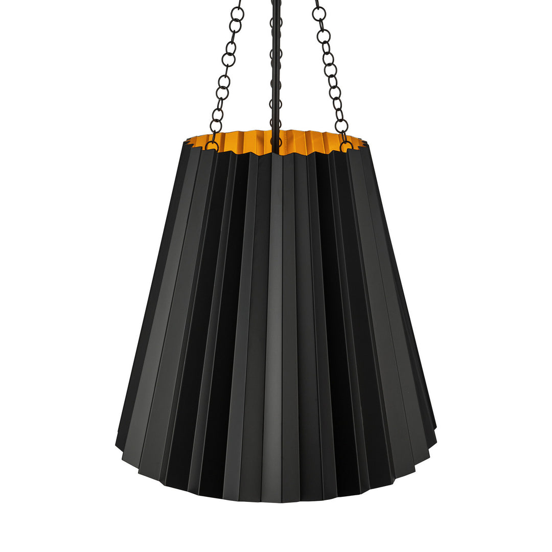 Alora Canada - PD528116MB - One Light Pendant - Plisse - Matte Black