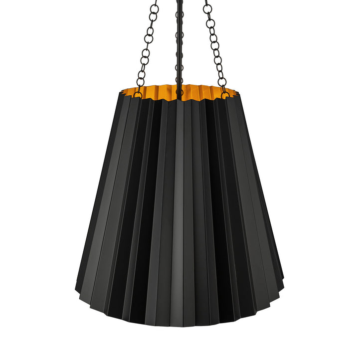 Alora Canada - PD528116MB - One Light Pendant - Plisse - Matte Black
