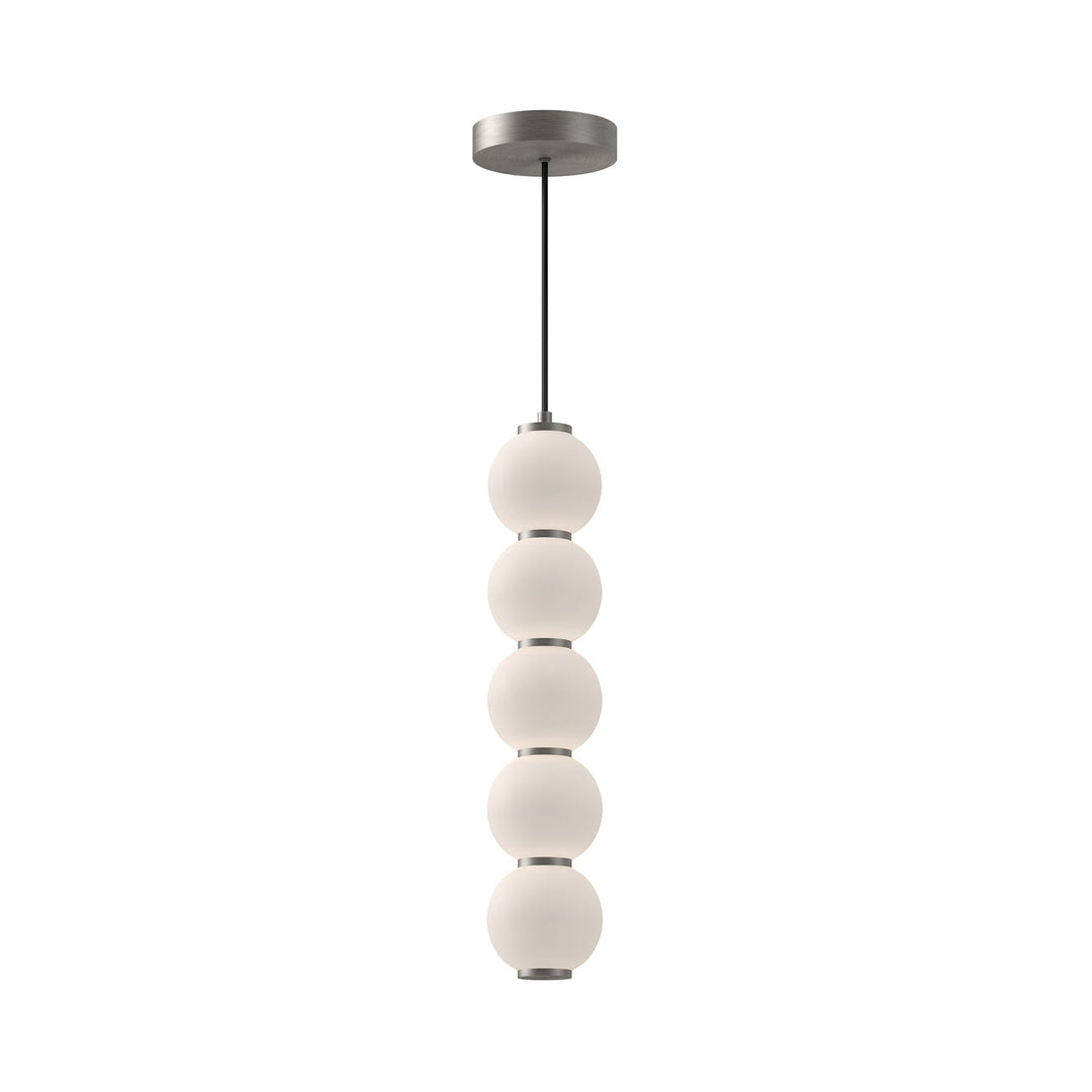 Alora Canada - PD531515BNOP - LED Pendant - Bijou - Brushed Nickel/Opal Matte Glass