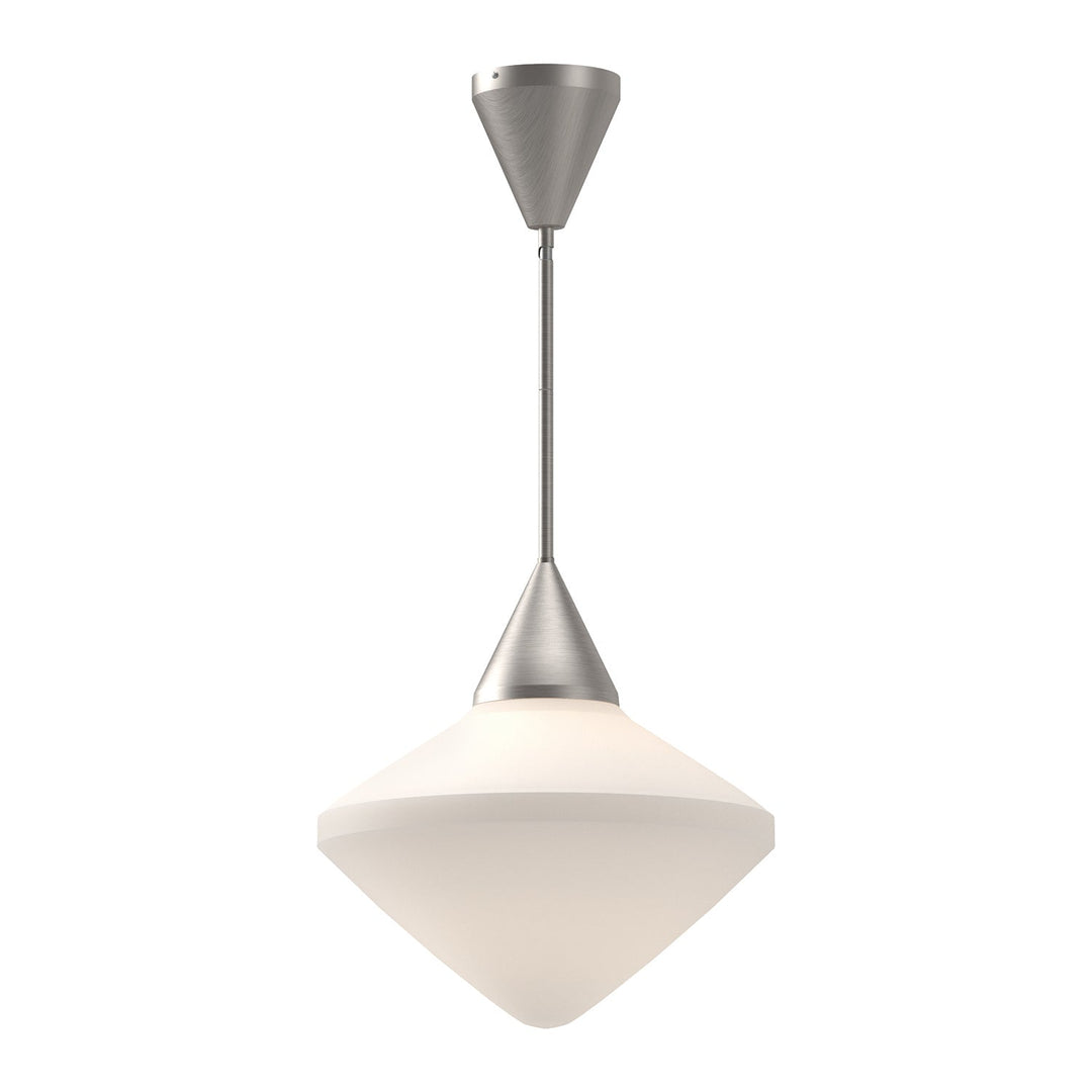 Alora Canada - PD537714BNOP - One Light Pendant - Nora - Brushed Nickel/Opal Matte Glass