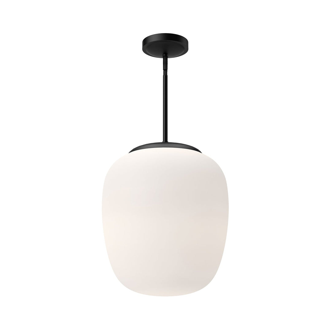 Alora Canada - PD541014MBOP - One Light Pendant - Holden - Matte Black/Opal Matte Glass