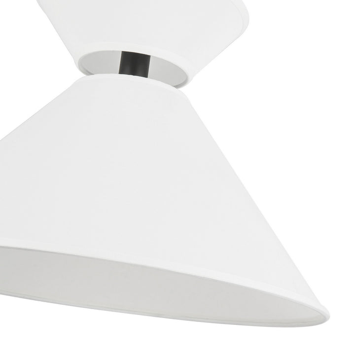 Alora Canada - PD543022MBWL - One Light Pendant - Chapelle - Matte Black/White Linen
