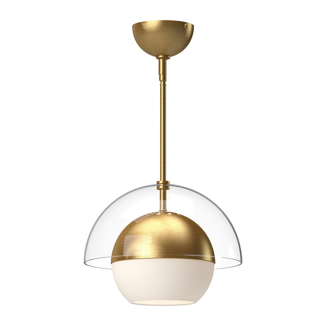 Alora Canada - PD568212BGOP - One Light Pendant - Lucy - Brushed Gold/Opal Matte Glass