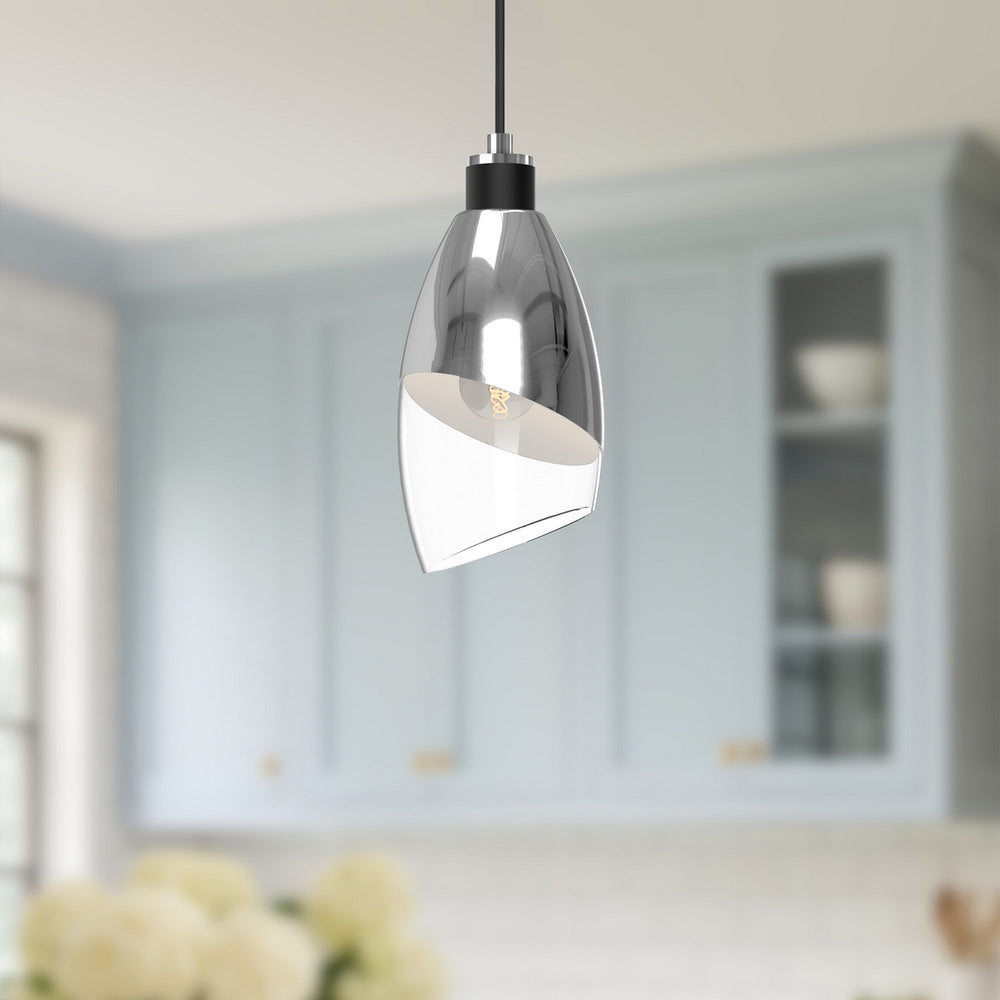 Alora Canada - PD587105CHCL - One Light Pendant - Capri - Chrome/Clear Glass