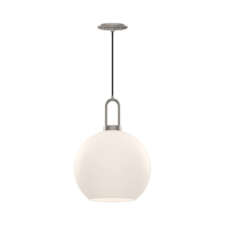 Alora Canada - PD601710BNOP - One Light Pendant - Soji - Brushed Nickel/Opal Matte Glass