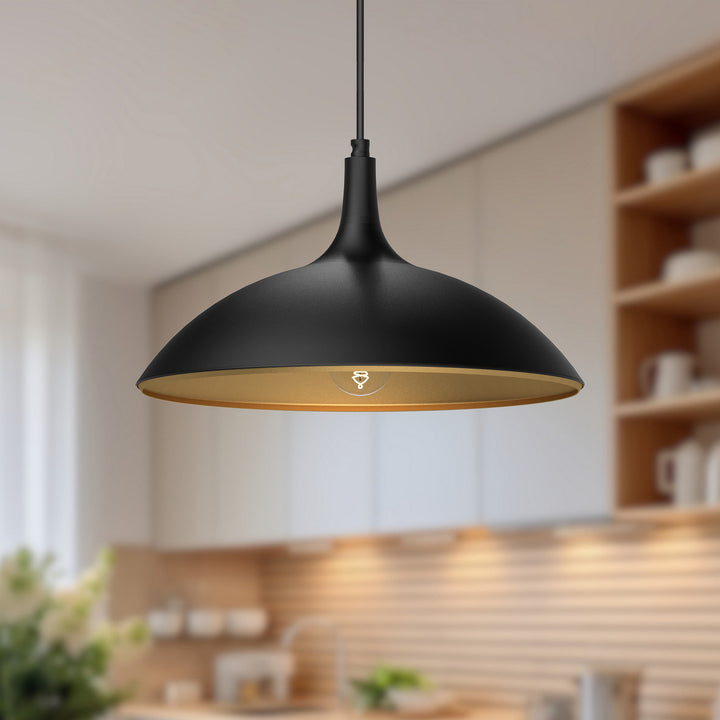 Alora Canada - PD627914MB - One Light Pendant - Abel - Matte Black
