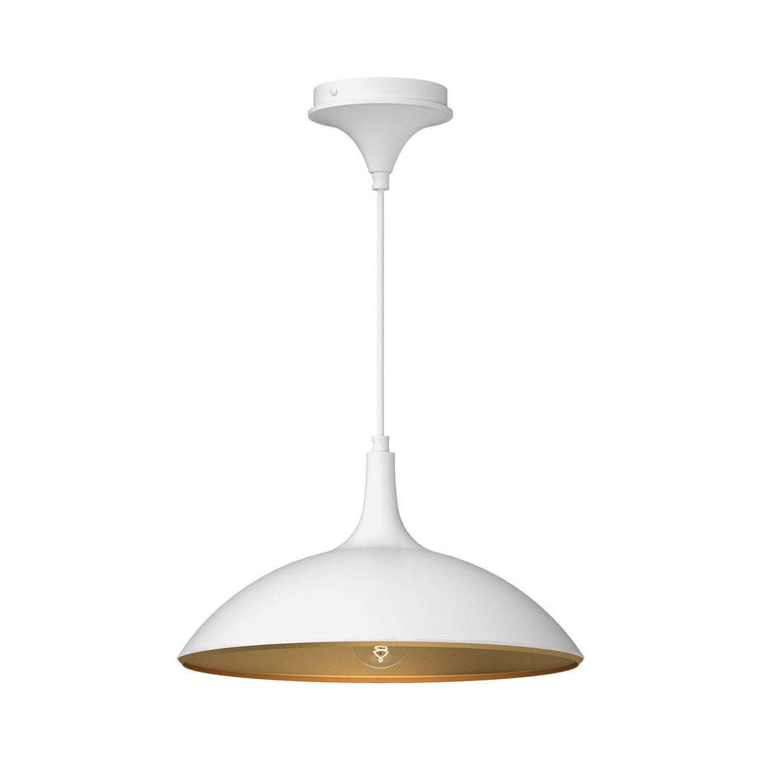 Alora Canada - PD627914WH - One Light Pendant - Abel - White