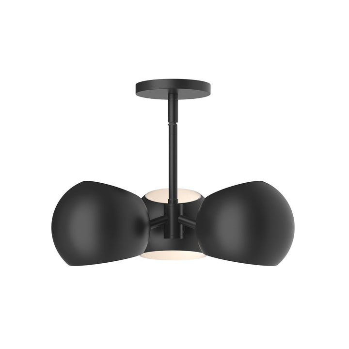 Alora Canada - PD648315MB - Three Light Pendant - Willow - Matte Black