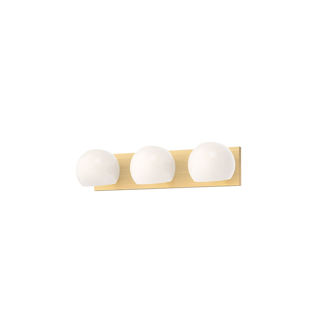 Alora Canada - VL548322BGOP - Three Light Bathroom Fixtures - Willow - Brushed Gold/Opal Matte Glass