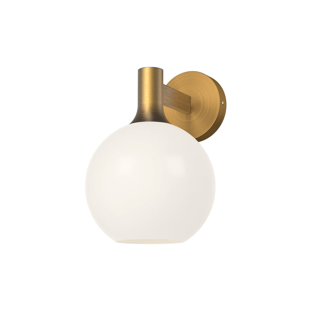 Alora Canada - WV506108AGOP - One Light Vanity - Castilla - Aged Gold/Opal Matte Glass