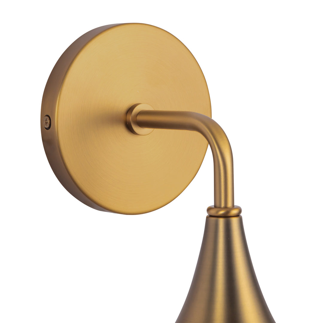 Alora Canada - WV524006AGCL - One Light Vanity - Hazel - Aged Gold/Clear Glass