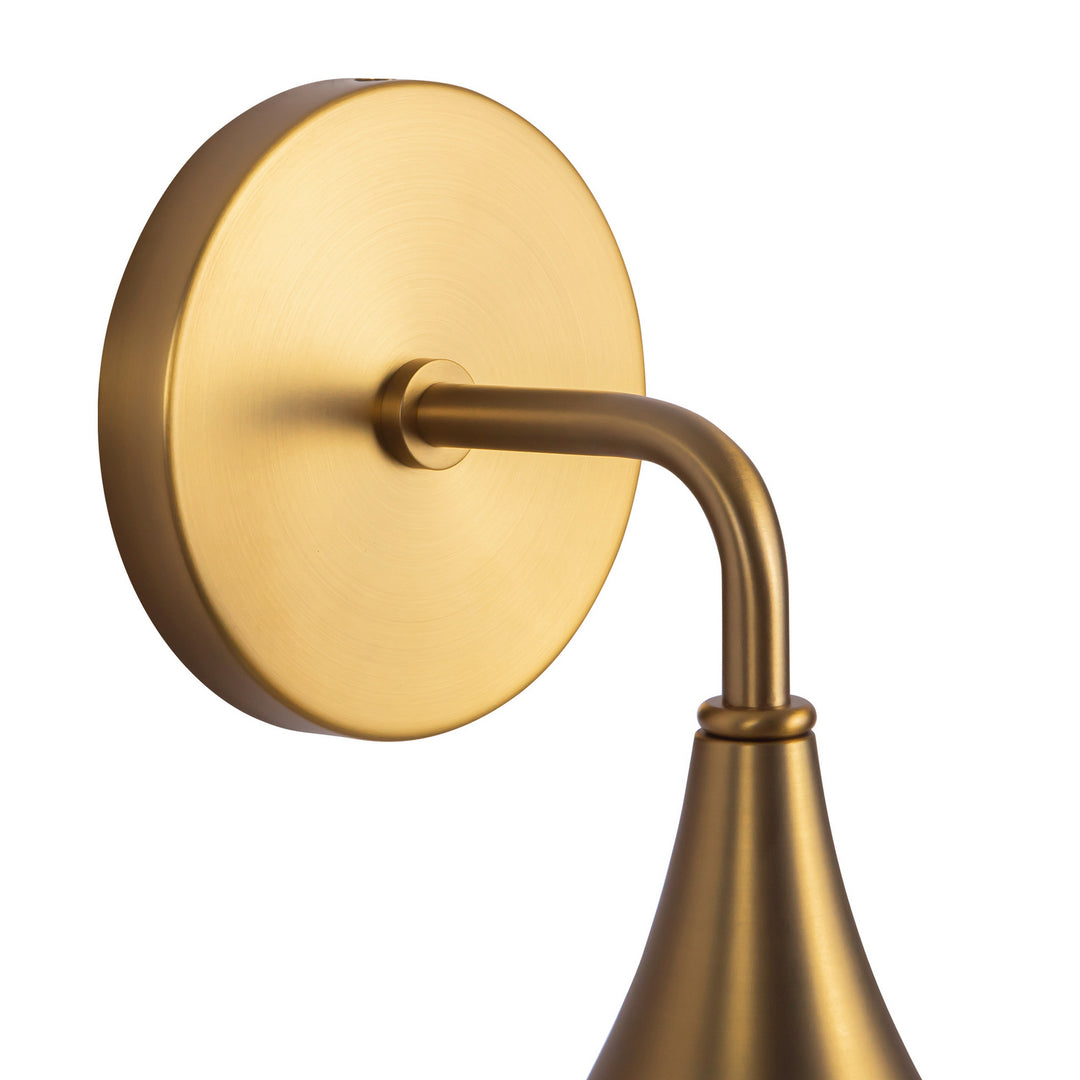 Alora Canada - WV524006AGOP - One Light Vanity - Hazel - Aged Gold/Opal Matte Glass