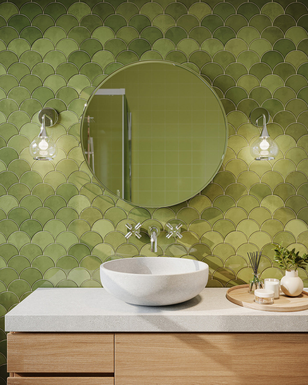 Alora Canada - WV524006CHCL - One Light Vanity - Hazel - Chrome/Clear Glass