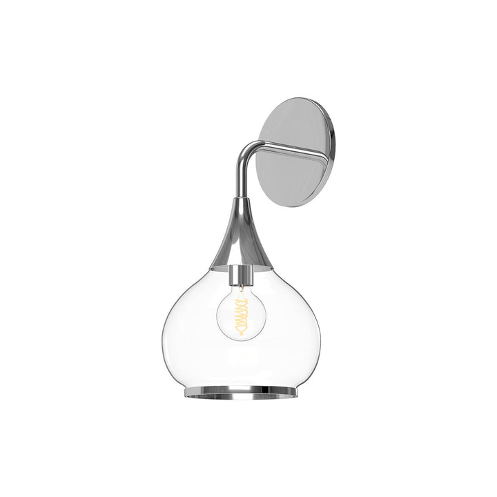 Alora Canada - WV524006CHCL - One Light Vanity - Hazel - Chrome/Clear Glass