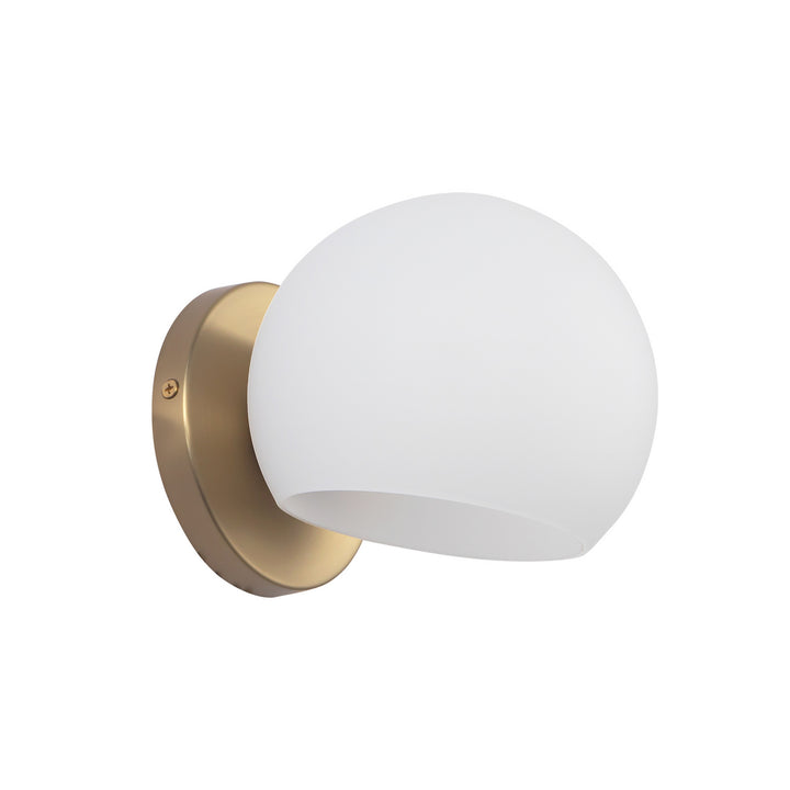 Alora Canada - WV548006BGOP - One Light Vanity - Willow - Brushed Gold/Opal Matte Glass