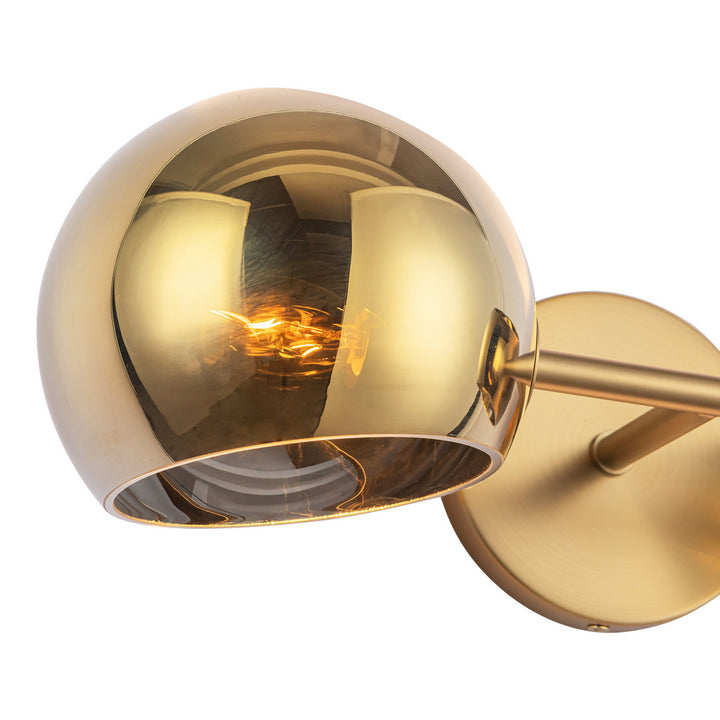 Alora Canada - WV548217BGCP - Two Light Vanity - Willow - Brushed Gold/Copper Glass