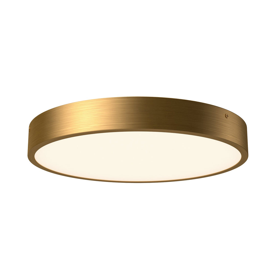 Adelaide LED Flush Mount in Aged Gold|Matte Black Alora Canada