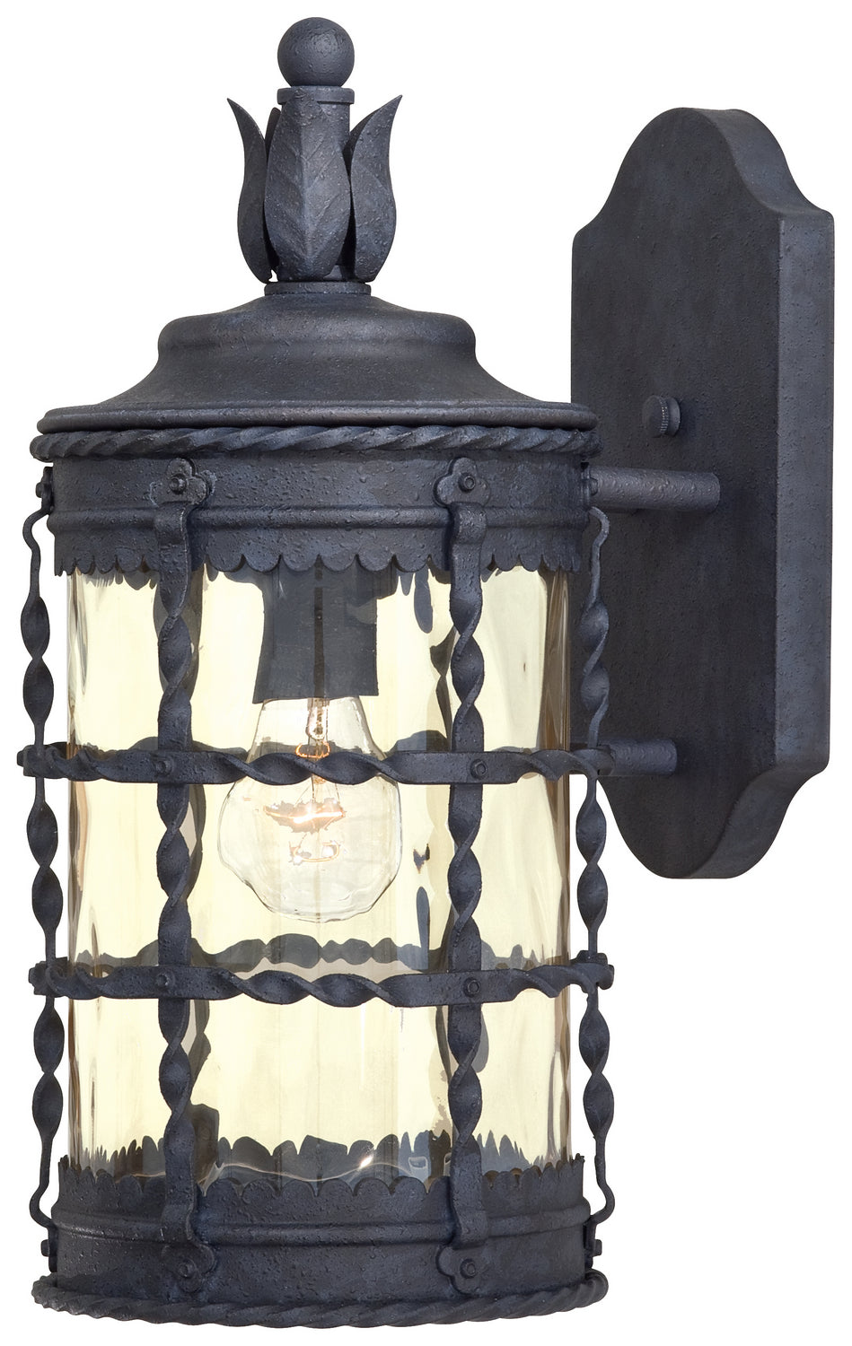 Mallorca One Light Wall Mount in Spanish Iron - available from The Lighting Shoppe, trusted by Canadian homeowners