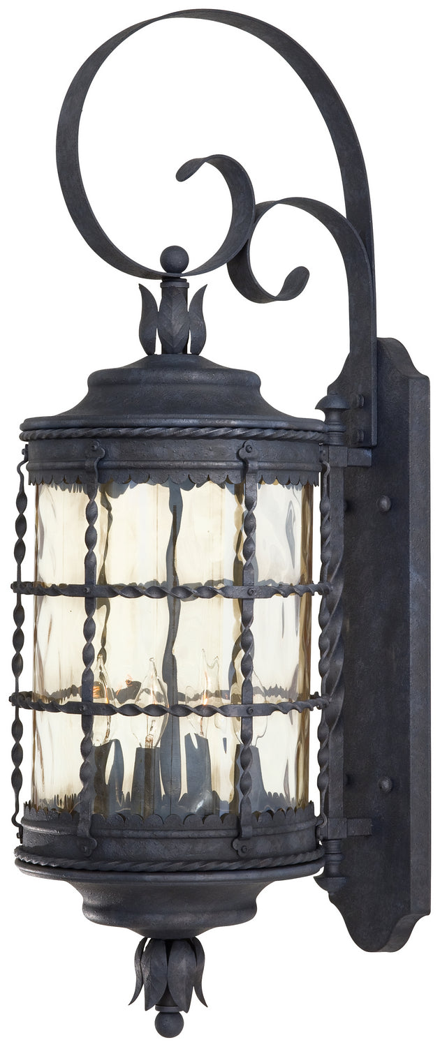 Mallorca Four Light Wall Mount in Spanish Iron - available from The Lighting Shoppe, trusted by Canadian homeowners