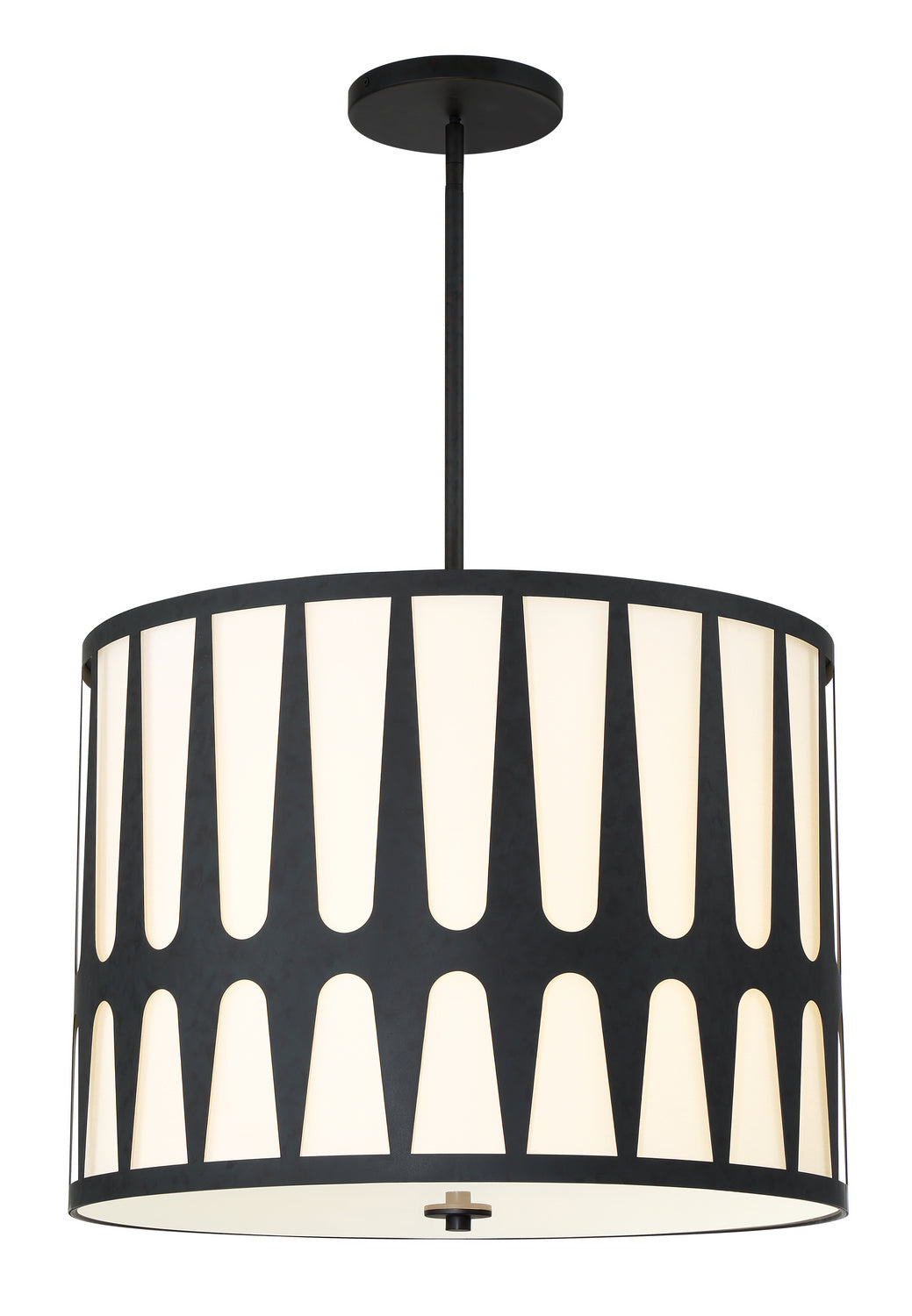 Royston Five Light Pendant in Black - available from The Lighting Shoppe, trusted by Canadian homeowners