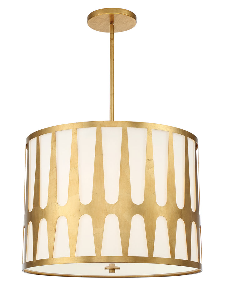 Royston Five Light Pendant in Antique Gold - available from The Lighting Shoppe, trusted by Canadian homeowners