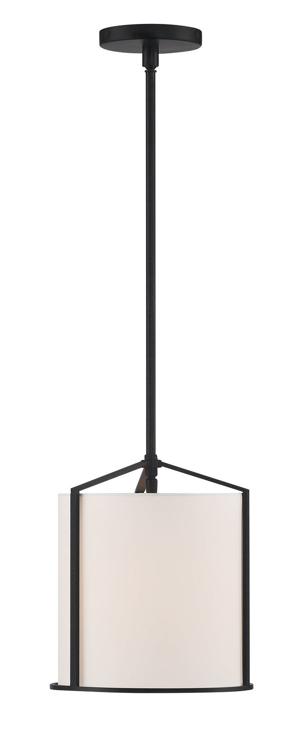 Carlyn One Light Pendant in Black - available from The Lighting Shoppe, trusted by Canadian homeowners