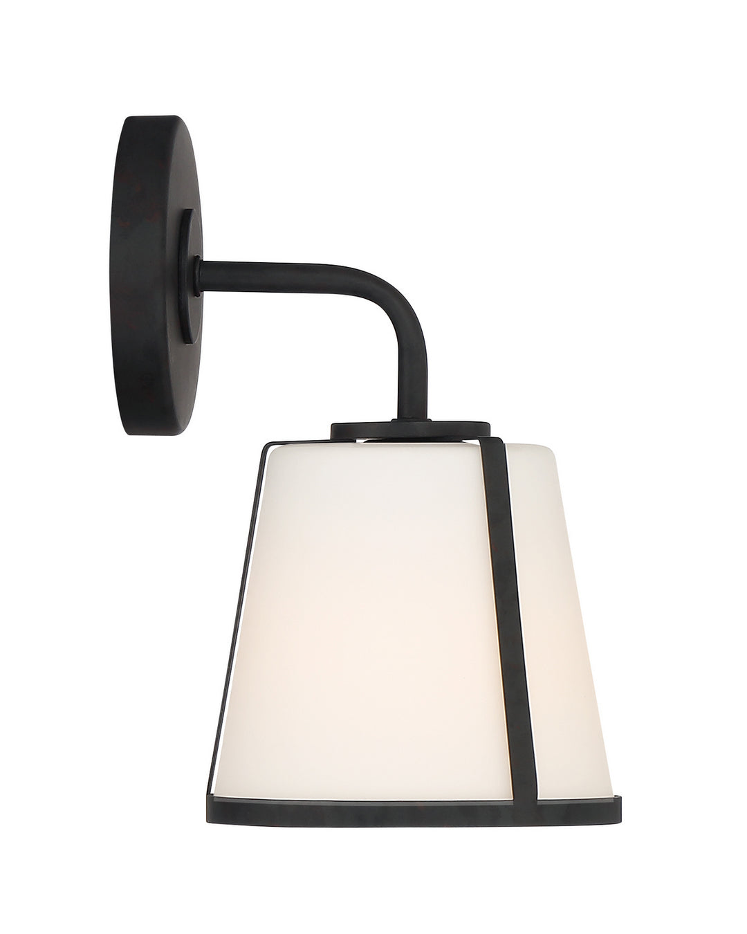 Fulton One Light Wall Sconce in Black - available from The Lighting Shoppe, trusted by Canadian homeowners