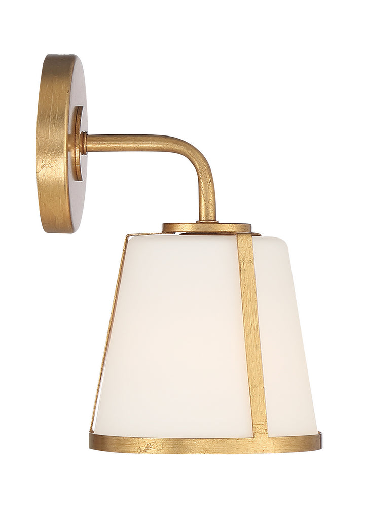 Fulton One Light Wall Sconce in Antique Gold - available from The Lighting Shoppe, trusted by Canadian homeowners