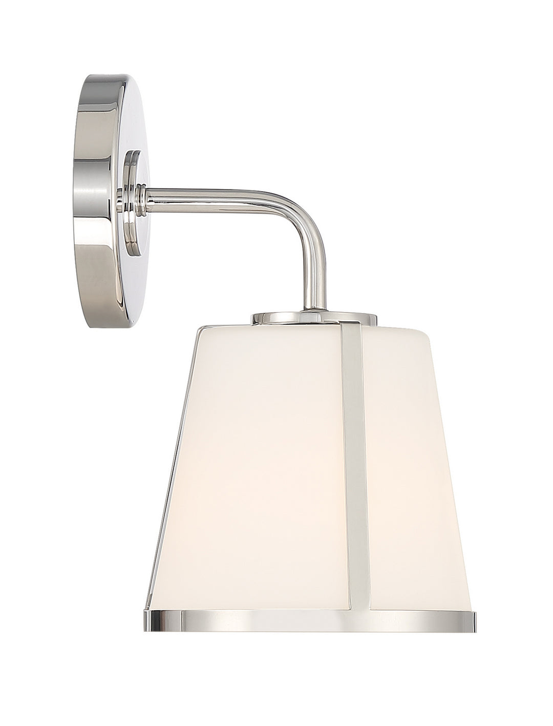 Fulton One Light Wall Sconce in Polished Nickel - available from The Lighting Shoppe, trusted by Canadian homeowners