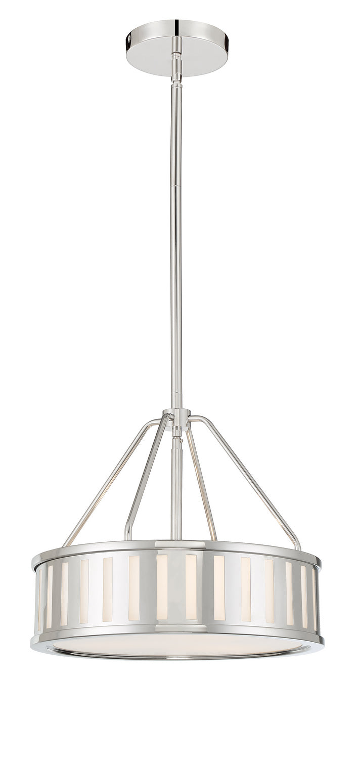 Kendal Three Light Pendant in Polished Nickel - available from The Lighting Shoppe, trusted by Canadian homeowners