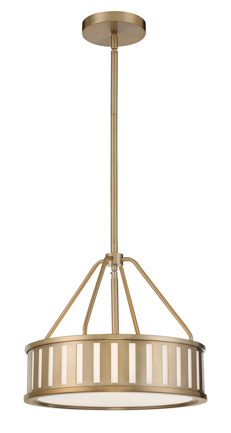 Kendal Three Light Pendant in Vibrant Gold - available from The Lighting Shoppe, trusted by Canadian homeowners