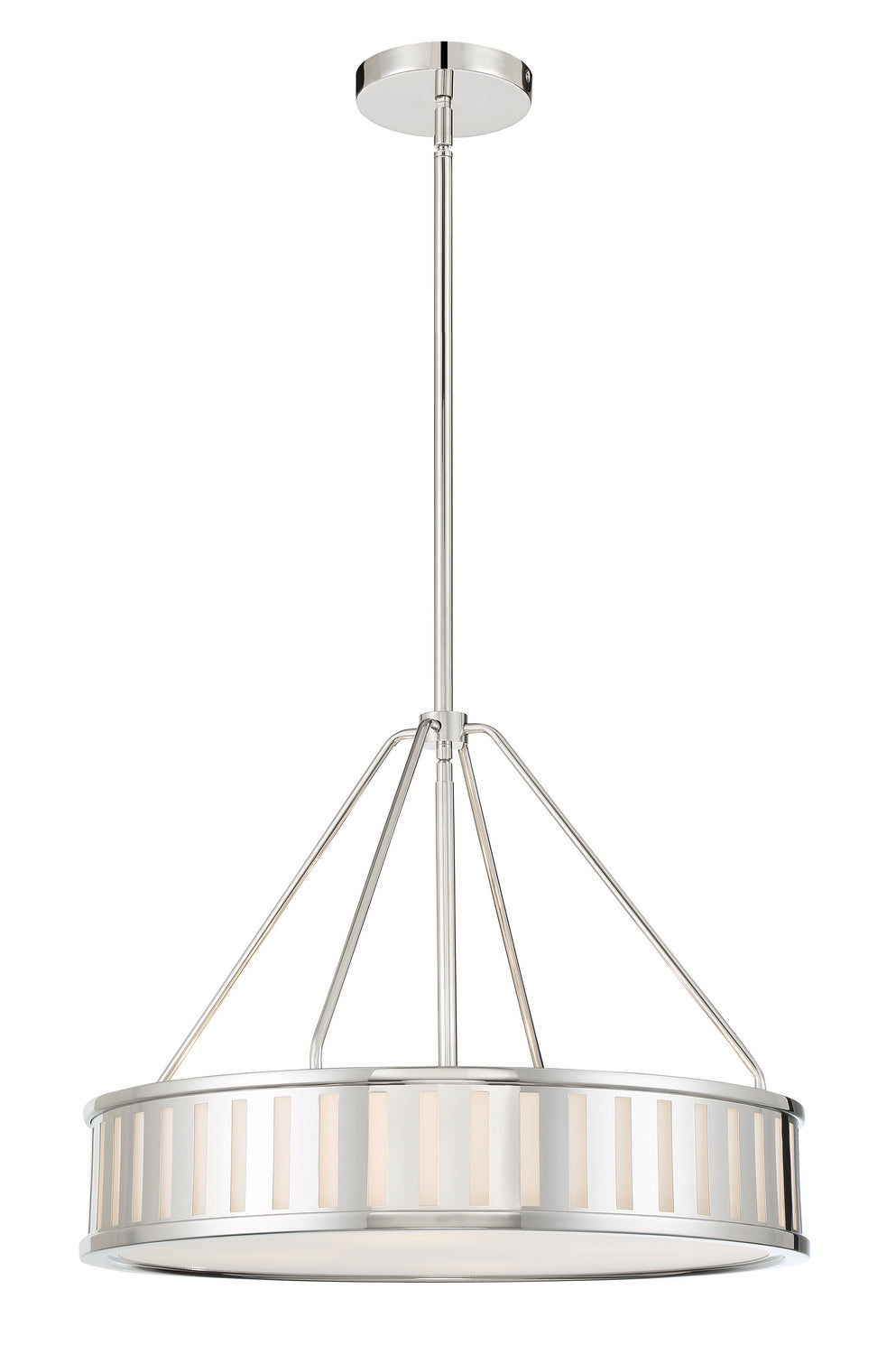 Kendal Four Light Pendant in Polished Nickel - available from The Lighting Shoppe, trusted by Canadian homeowners