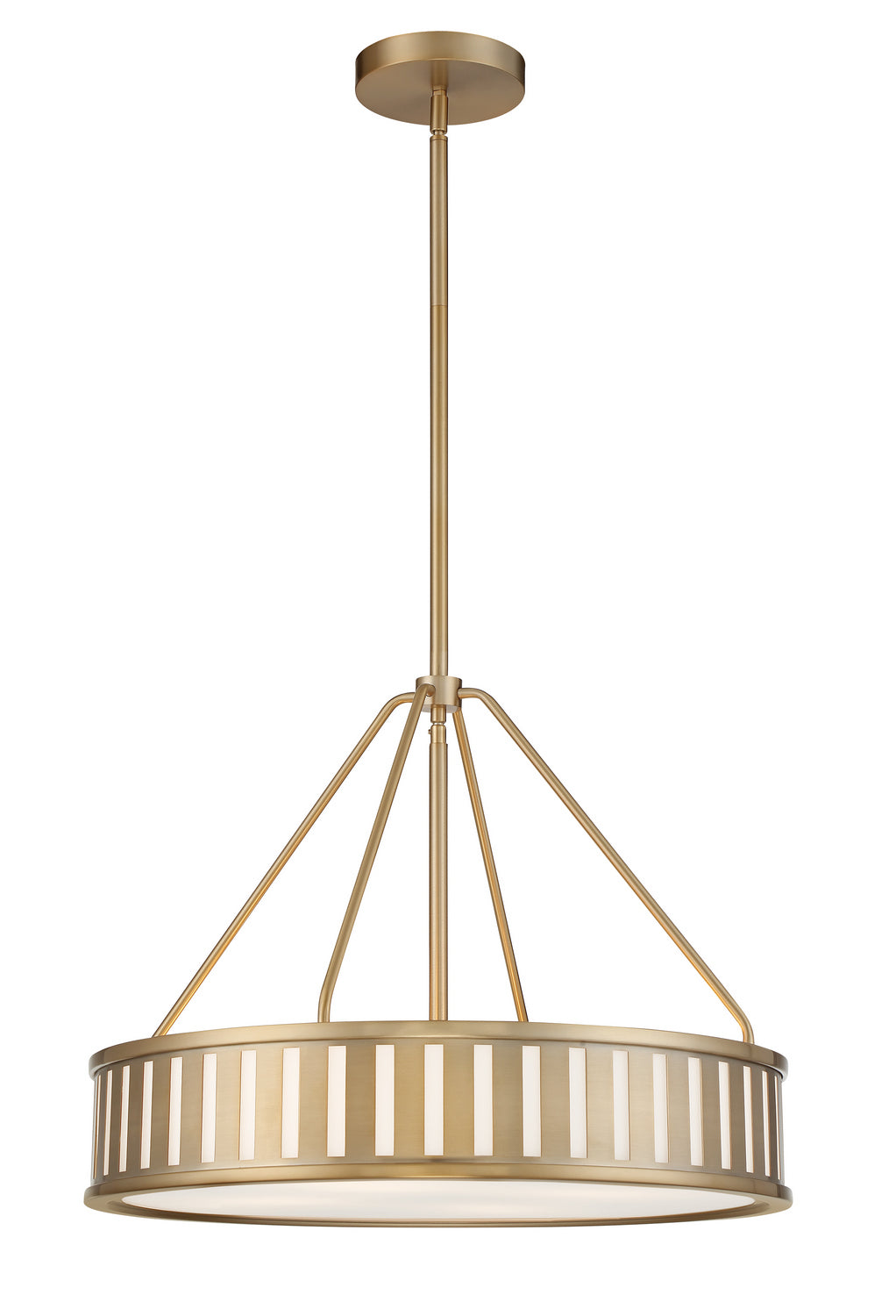 Kendal Four Light Pendant in Vibrant Gold - available from The Lighting Shoppe, trusted by Canadian homeowners