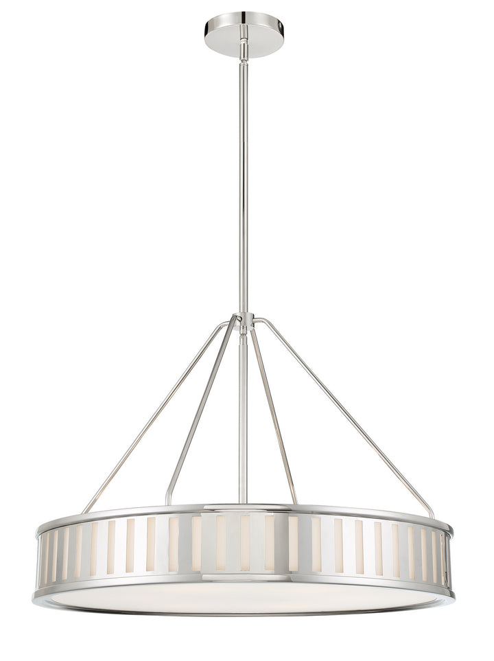 Kendal Six Light Pendant in Polished Nickel - available from The Lighting Shoppe, trusted by Canadian homeowners