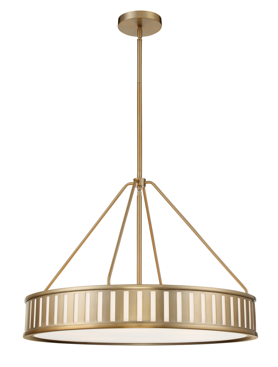 Kendal Six Light Pendant in Vibrant Gold - available from The Lighting Shoppe, trusted by Canadian homeowners