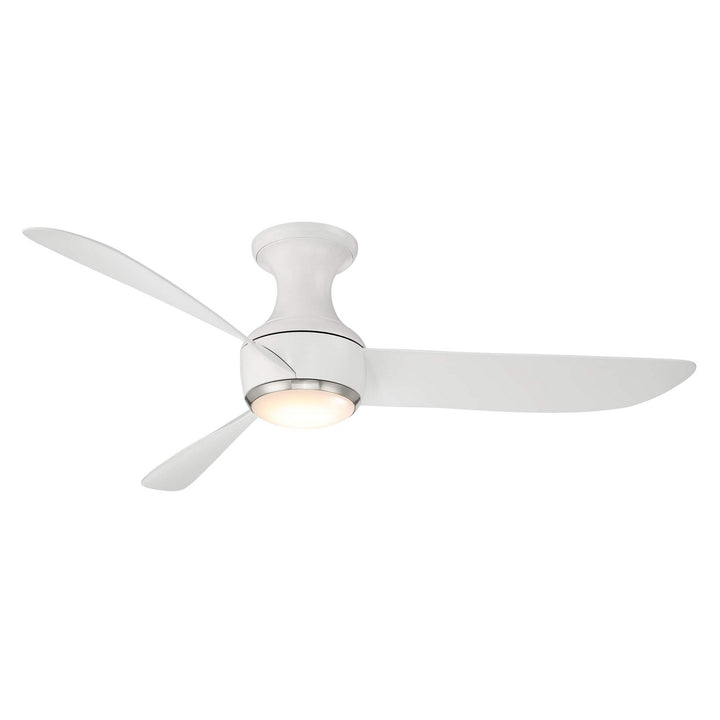 Modern Forms Fans Canada - FH-W2203-52L-BN/MW - 52" Ceiling Fan - Corona - Brushed Nickel/Matte White