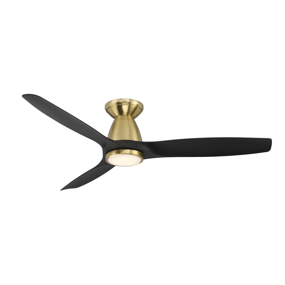 Skylark 54"Ceiling Fan in Soft Brass/Matte Black - available from The Lighting Shoppe, trusted by Canadian homeowners