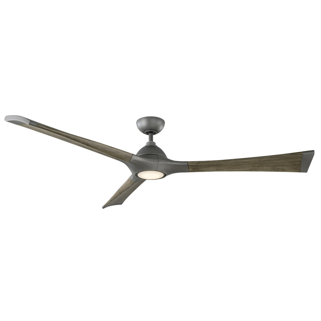 Woody 72"Ceiling Fan in Graphite/Weathered Gray - available from The Lighting Shoppe, trusted by Canadian homeowners