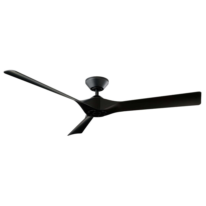 Torque 58"Ceiling Fan in Matte Black - available from The Lighting Shoppe, trusted by Canadian homeowners