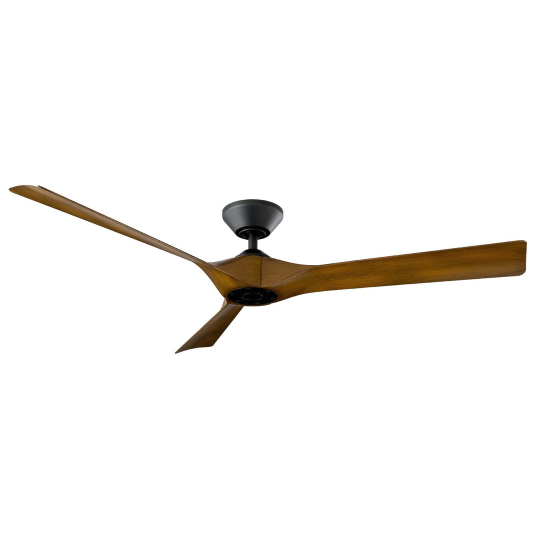 Torque 58"Ceiling Fan in Matte Black/Distressed Koa - available from The Lighting Shoppe, trusted by Canadian homeowners