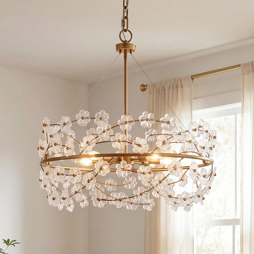 Savoy House - 1-1727-5-322 - Five Light Chandelier - Camille - Warm Brass